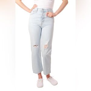 Levi's Women's Ribcage Straight Ankle Jeans- High Waisted Straight Jeans-Size 26
